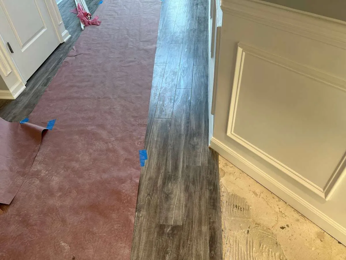 Completed marble shower restoration in Ocean Springs